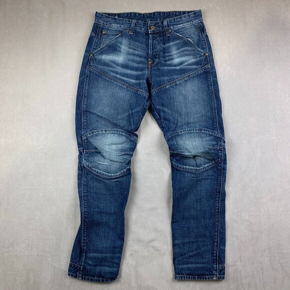 G-Star Other - G Star Raw Mens Pants 30 Blue Denim Jeans 5620 3D Tapered Double Knee 30x29